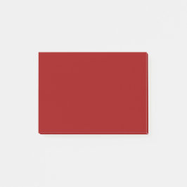 Crimson Red Solid Färg | Klassisk | ELEGANT Post-it Block