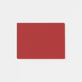 Crimson Red Solid Färg Post-it Block