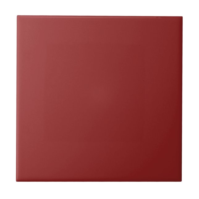 Crimson Red Solid Färg Tile Kakelplatta (Framsidan)