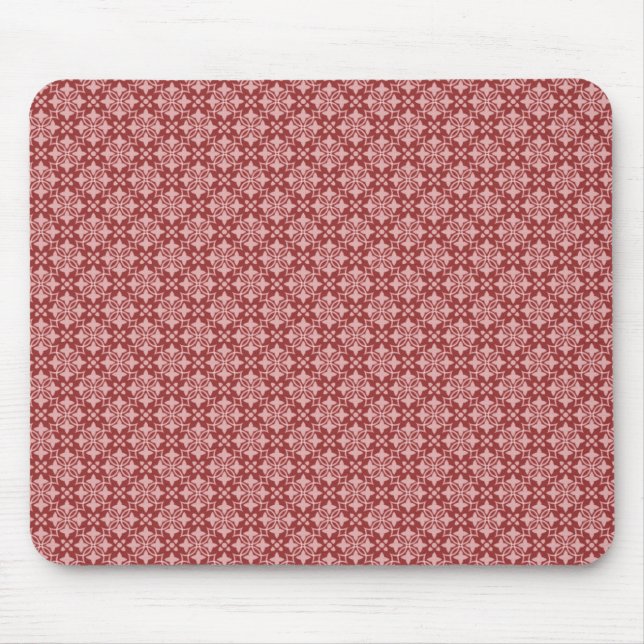 Crimson Red Stylishly Chic Mousepad Musmatta (Framsidan)
