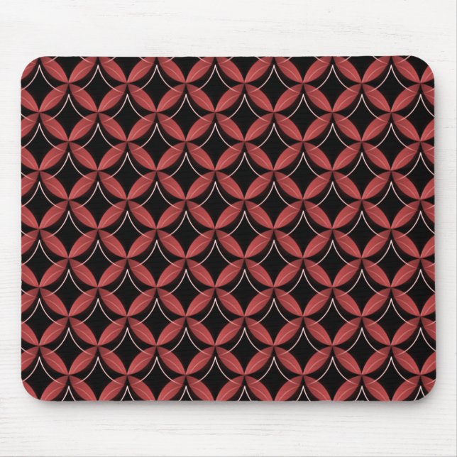 Crimson Red Uptown Glam Mousepad Musmatta (Framsidan)