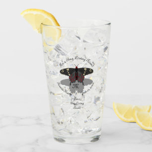 Crimson Ro Butterfly Shadow Monogram Glaskopp
