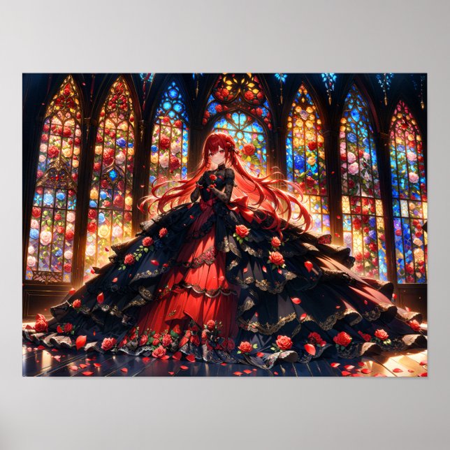 Crimson Rose Elegans  Poster (Framsidan)