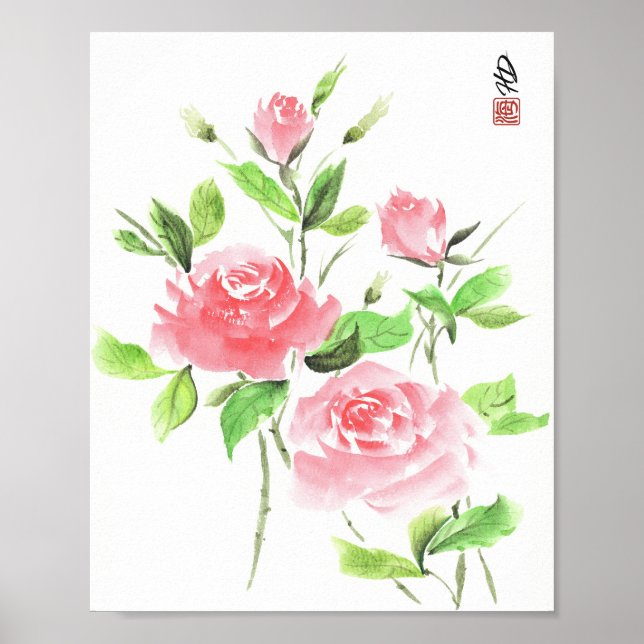 Crimson Rose Harmony Poster (Framsidan)