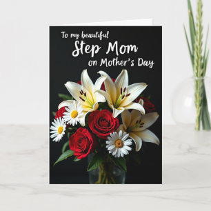Crimson Rose Morsdags kort till styvmamma