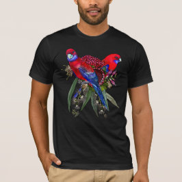 Crimson Rosella Tropical Parrots T Shirt