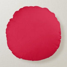 Crimson Round Pillow Rund Kudde
