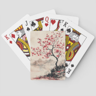 Crimson Sakura Berg Serenitet (1) Casinokort