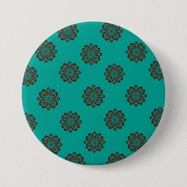 "Crimson Scrollss - Bold Elegance" Knapp (Framsida)