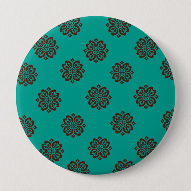 "Crimson Scrollss - Bold Elegance" Knapp (Framsida)