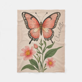 Crimson Sergranat Personlig Fleecefilt