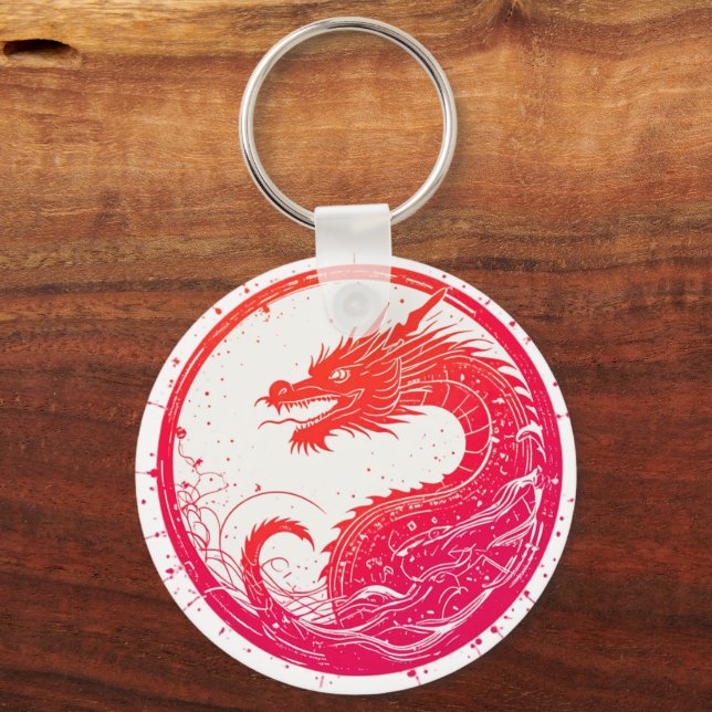 Crimson Serpent Emblem Nyckelring (Baksida)