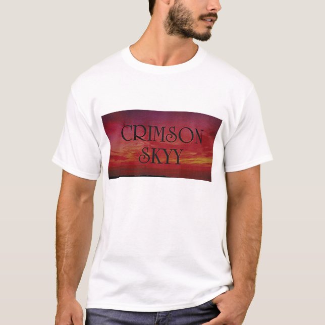 Crimson Skyy Tee Shirt (Framsida)