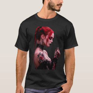 Crimson & Snöre Mörk Romantik T-Shirt