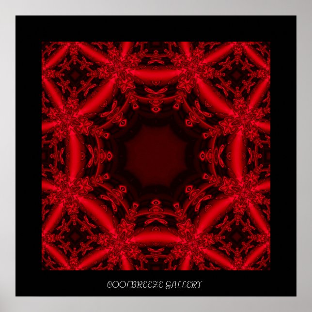 CRIMSON SNÖRE POSTER (Framsidan)