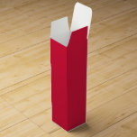 Crimson Solid Färg | Klassisk | ELEGANT | TRENDIG Presentask För Vinflaska<br><div class="desc">Crimson Solid Färg | Klassisk | ELEGANT | TRENDIG | SNYGGT</div>