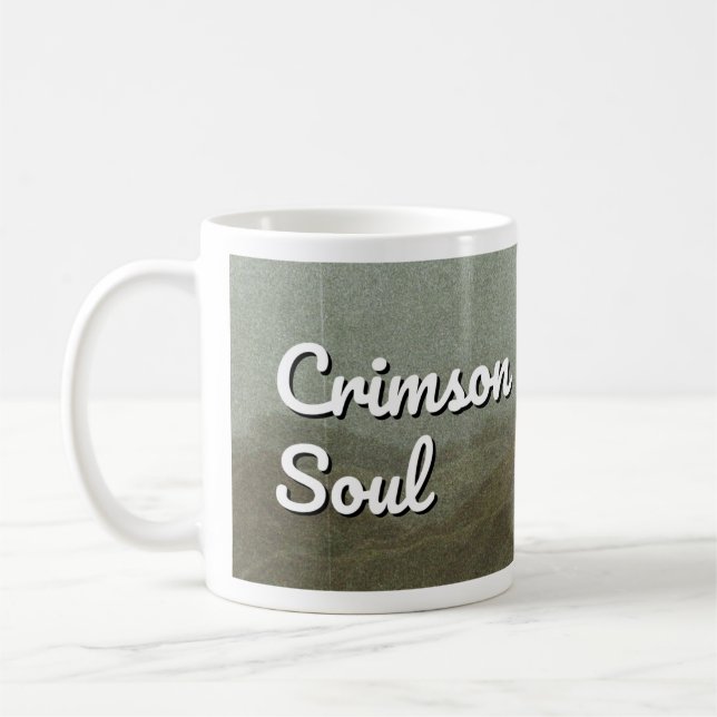 Crimson Soul – Red Umbrella Mug for Anime Lovers Kaffemugg (Vänster)