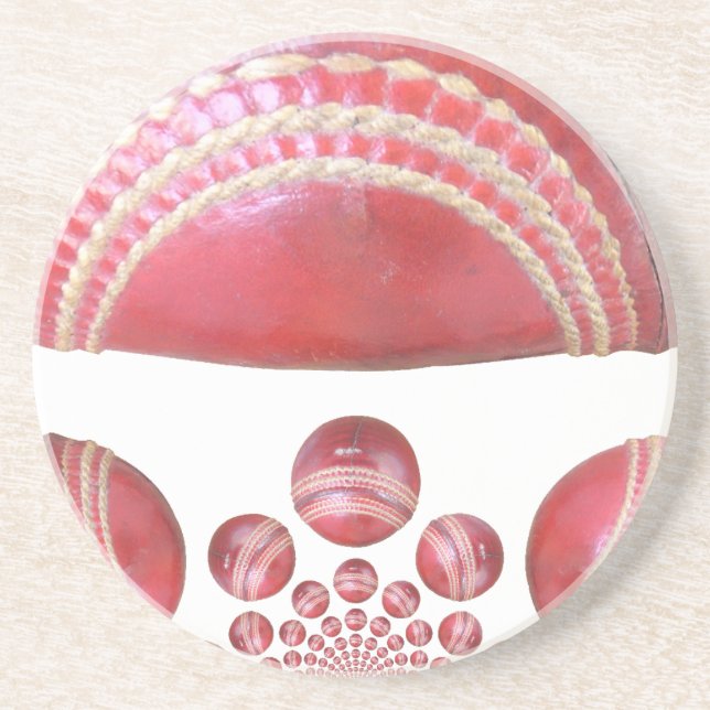 Crimson Spin - en vacker röd cricket Boll Arti Underlägg (Framsidan)
