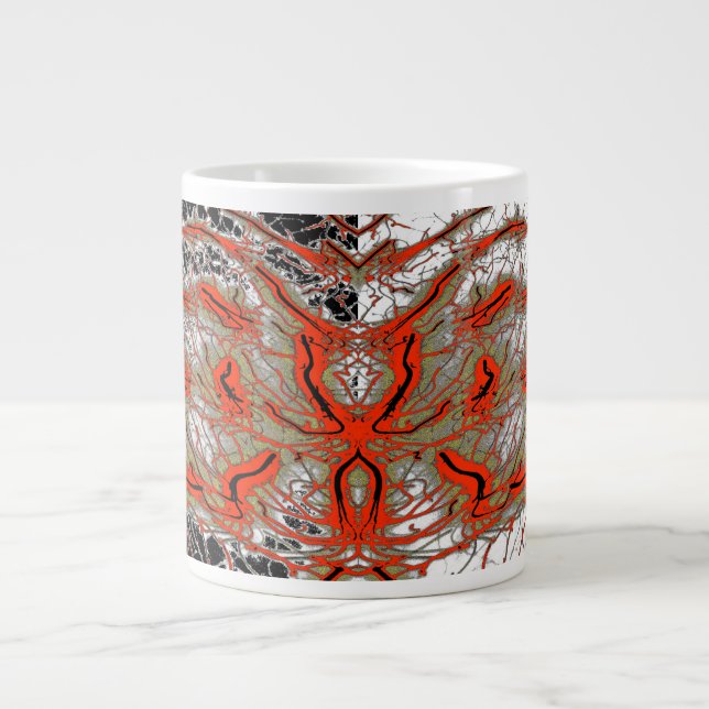 Crimson Spiralcore Jumbo Mug Mugg (Framsidan)