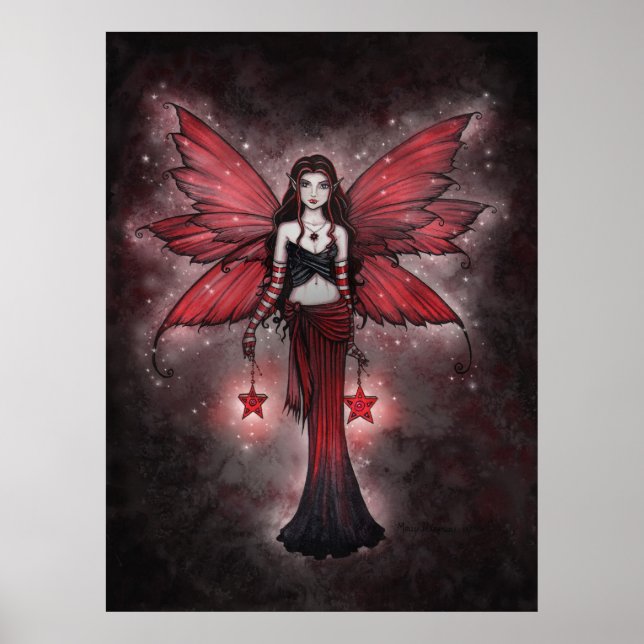 Crimson Star Fairy Poster (Framsidan)