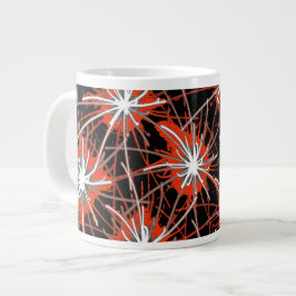 Crimson Starburst Jumbo Mug Mugg
