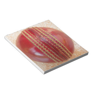 Crimson Stitch Focus: Close of Cricket's Heart Anteckningsblock