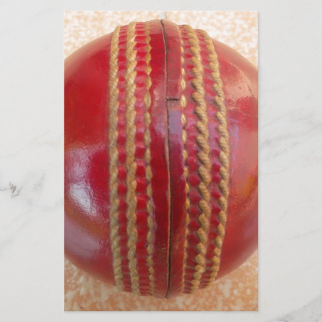 Crimson Stitch Focus: Close of Cricket's Heart Brevpapper (Framsida)