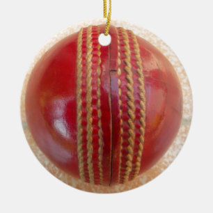 Crimson Stitch Focus: Close of Cricket's Heart Julgransprydnad Keramik