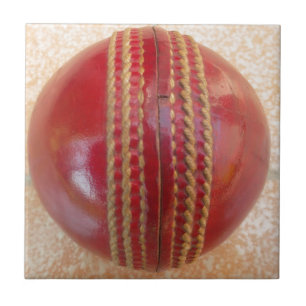 Crimson Stitch Focus: Close of Cricket's Heart Kakelplatta