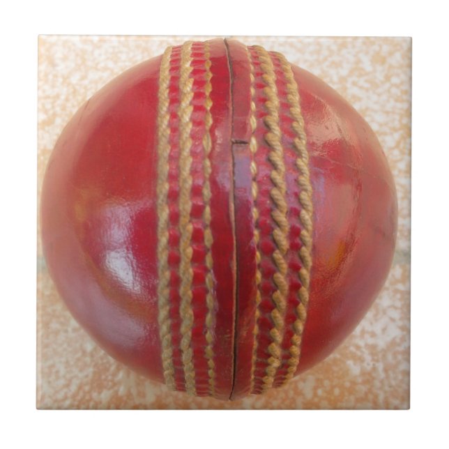 Crimson Stitch Focus: Close of Cricket's Heart Kakelplatta (Framsidan)