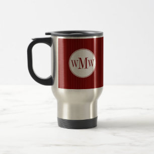 Crimson Streck Monogram Mugg
