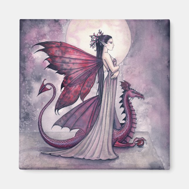 Crimson Twilight Fairy and Dragon Magnet (Framsidan)