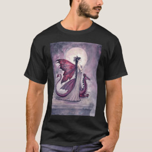 Crimson Twilight Fairy Dragon T-Shirt blir på sven