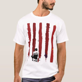 Crimson Veil of Silence T Shirt