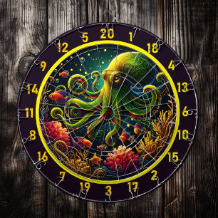 Crimson Wave Octopus Dartboard Darttavla