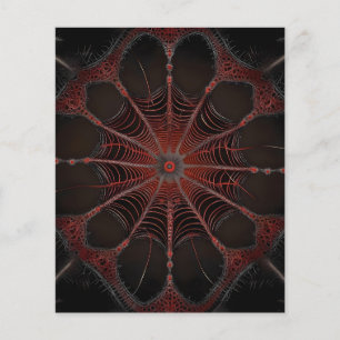 Crimson Webben: Fractal Dance med Redback Spider Flygblad