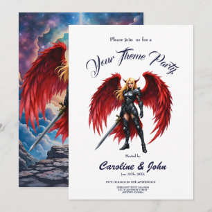 Crimson Wing – Fallen Angel Warrior. Inbjudningar
