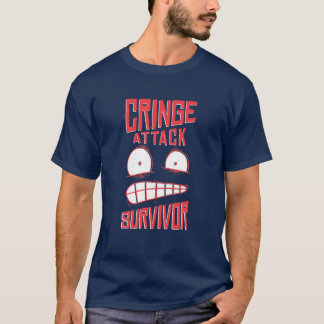 Cringe Attack Survivor Funny Pun Joke Älskare T Shirt