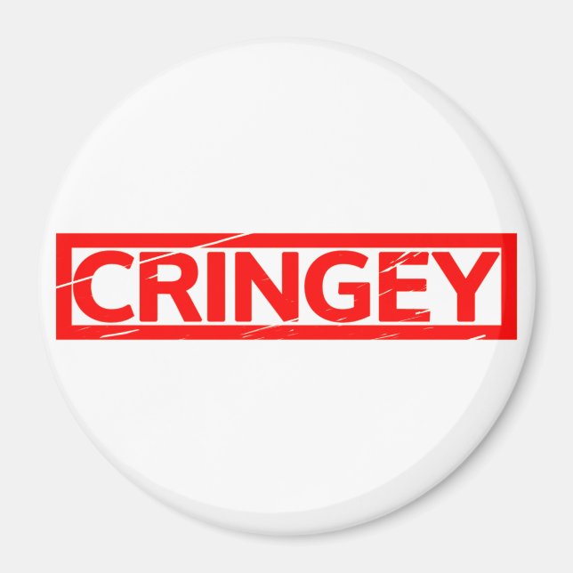 Cringey Frimärke Magnet (Framsidan)