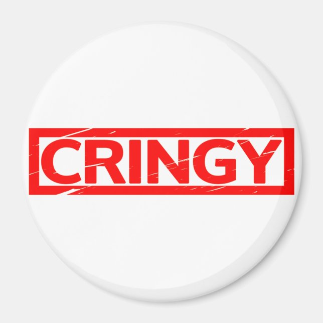 Cringy Frimärke Magnet (Framsidan)