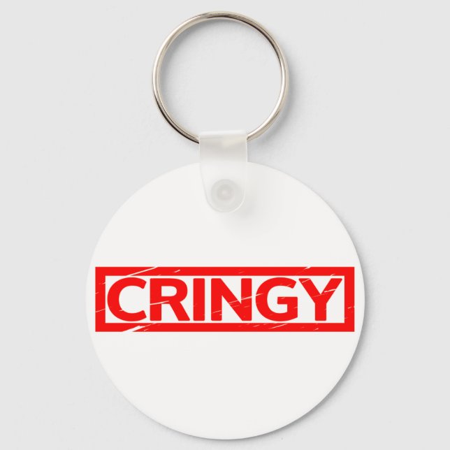 Cringy Frimärke Nyckelring (Framsida)