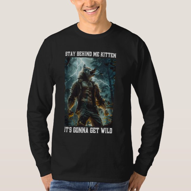 Cringy Werevarg Kitten Varg Meme Cringe Alpha T Shirt (Framsida)