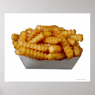 Crinkle-cut fransksmåfiskar poster