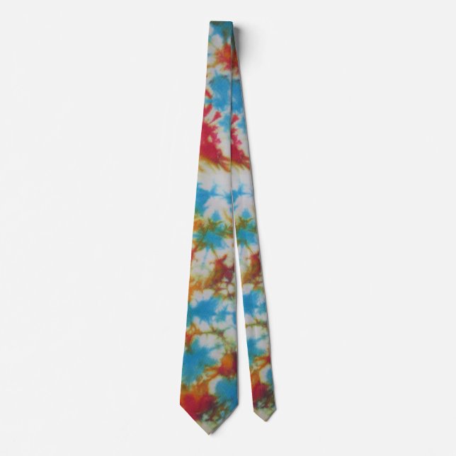 Crinkle Tie Dye Necktie Slips (Framsida)