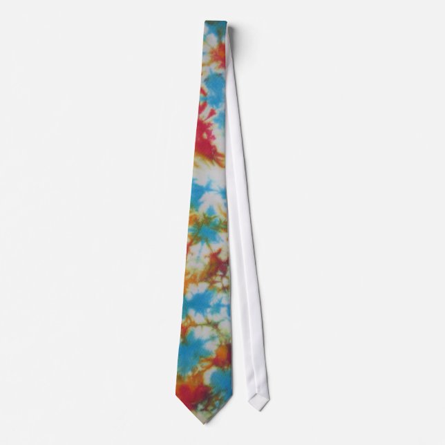 Crinkle Tie Dye Necktie Slips (Framsida)
