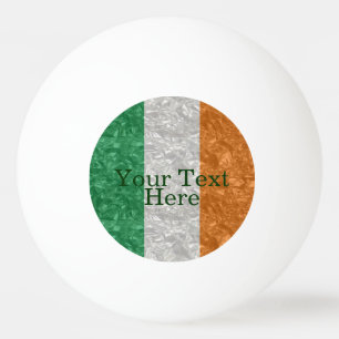 Crinkled Irland flagga - Pingisboll