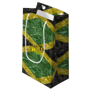 Crinkled jamaikansk flagga -