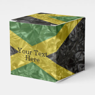 Crinkled jamaikansk flagga - presentaskar