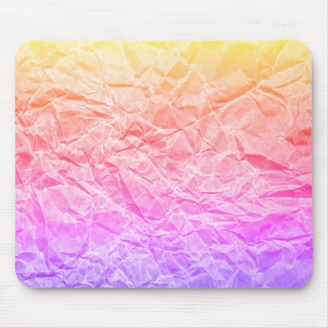 Crinkled Rainbow Papper Musmatta (Framsidan)