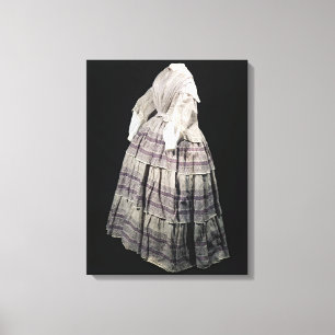 Crinolineklänning, 1850-60 canvastryck